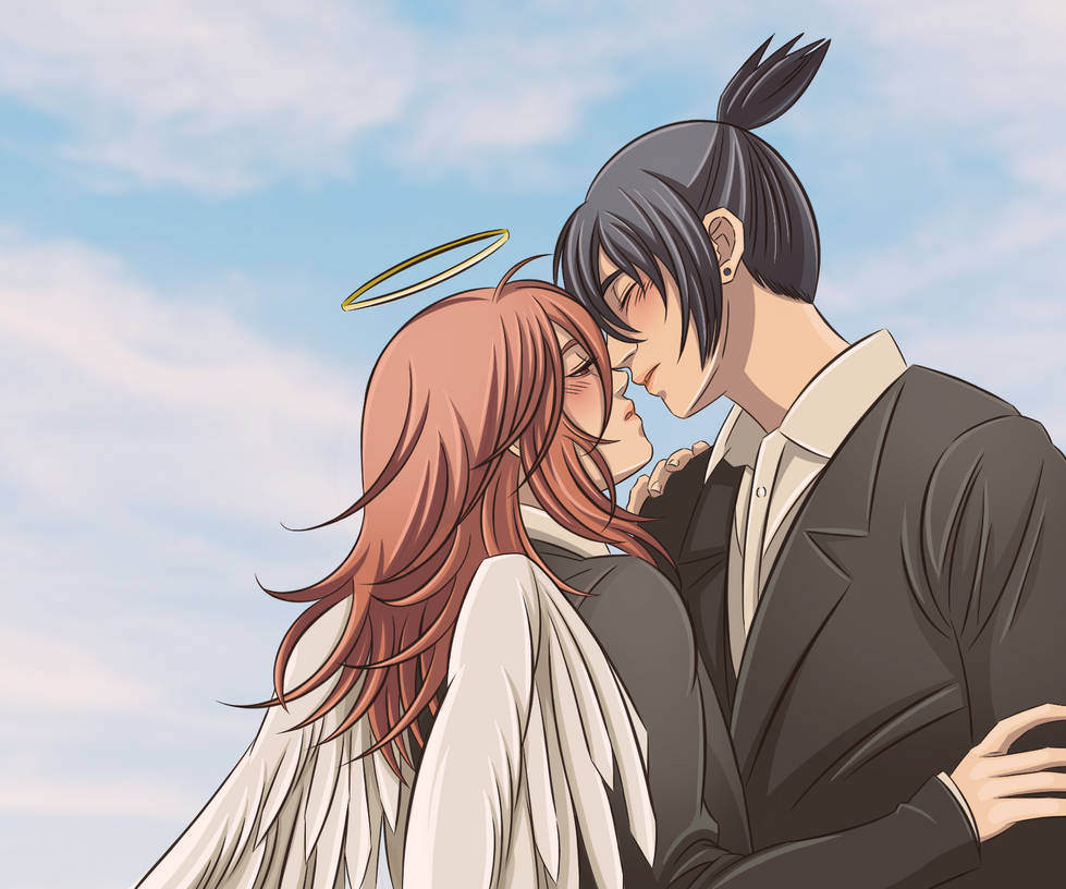 CSM Aki x Angel by Teddybear-93 on DeviantArt