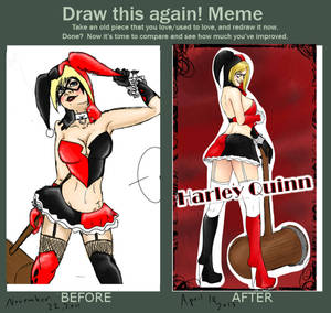 Draw This Again- Harley Quinn