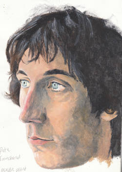 Sketchbook art 17: Pete Townshend