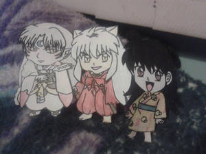 Sesshomaru, Inuyasha and Rin