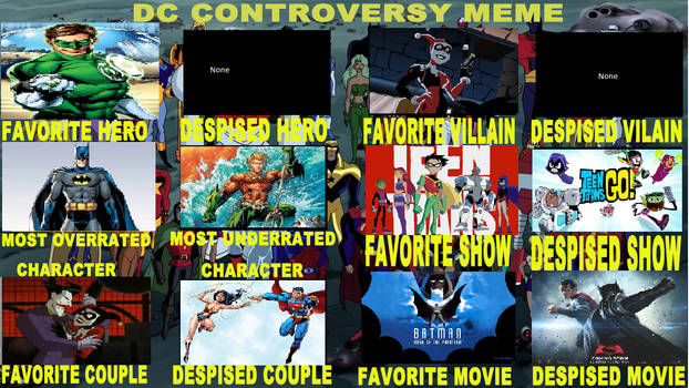 DC Controversy Meme filled out