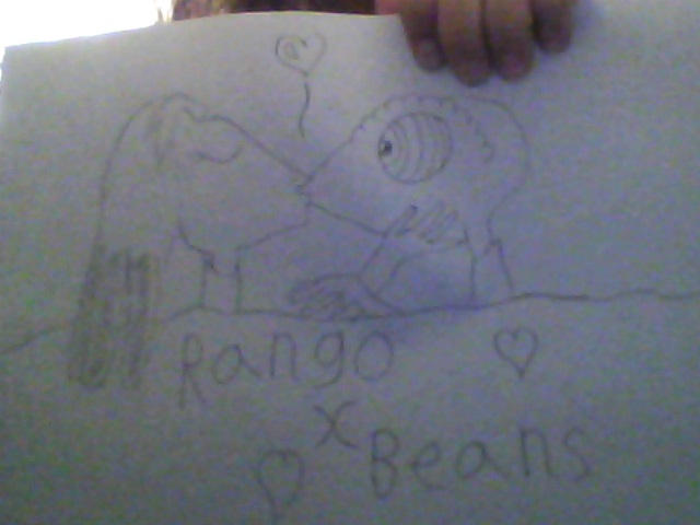 Rango and Beans by 3and4fan on DeviantArt