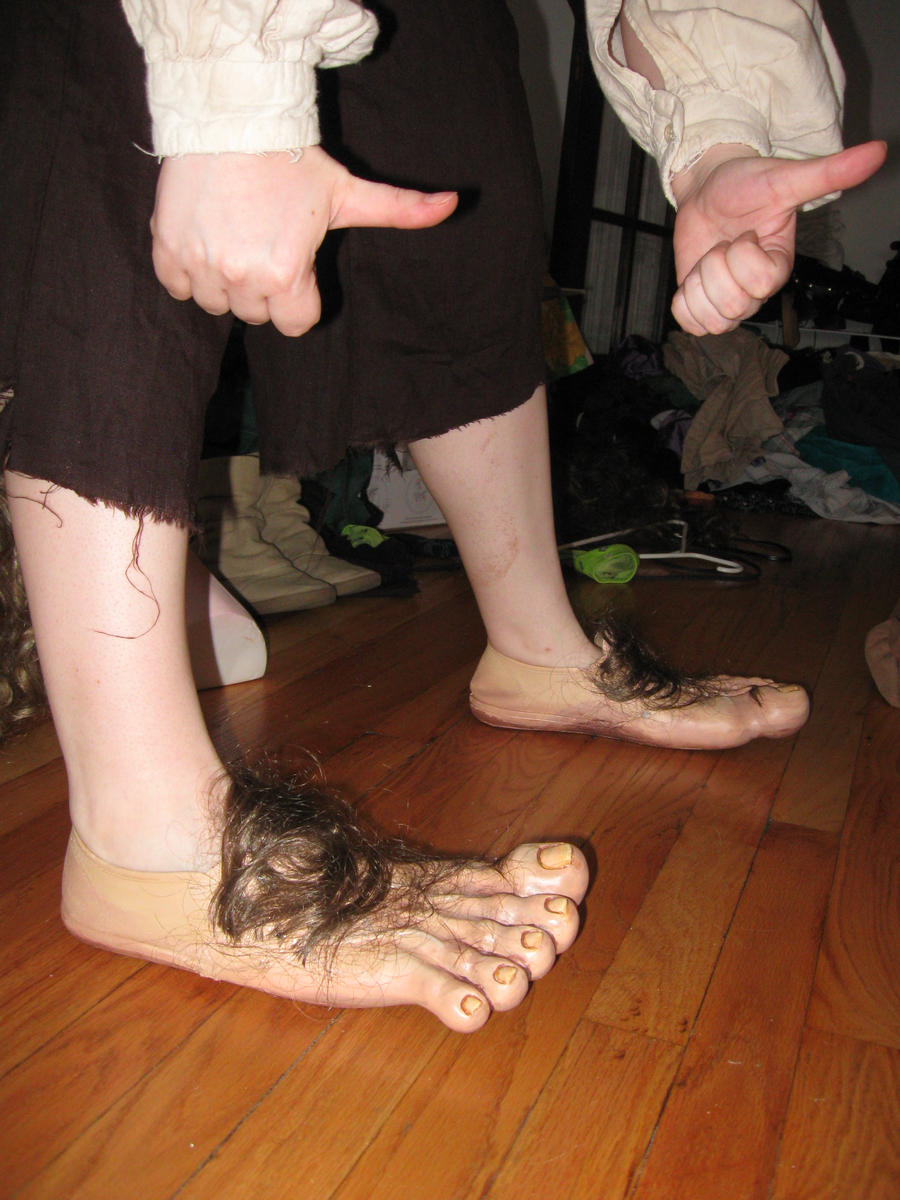 Finished Hobbit Feet