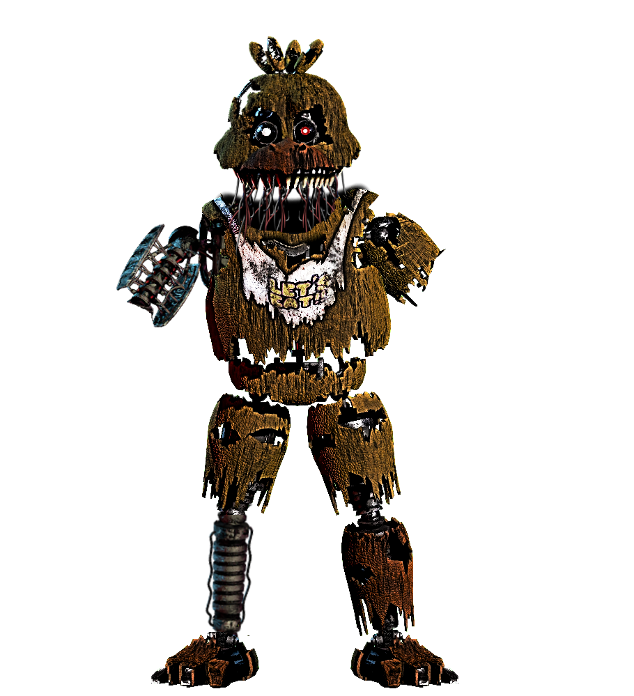 FNAF 4 Nightmare Chica full body by Enderziom2004 on DeviantArt