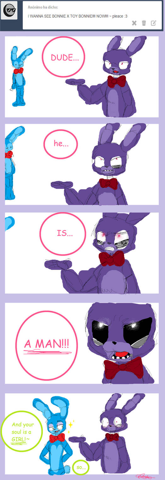 FNAF2 Toy Bonnie x Trans Male