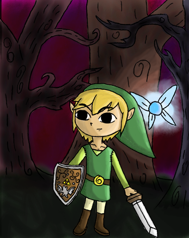 Link in the Forest digicolored