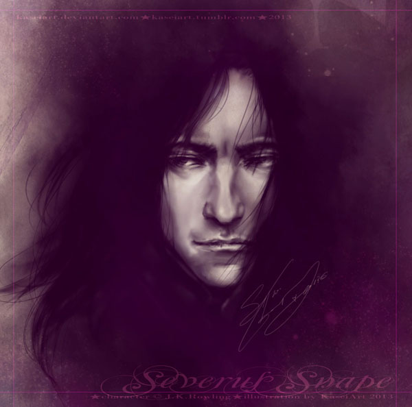 Speedpaint - Severus Snape by KaseiArt