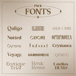 PACK FONTS