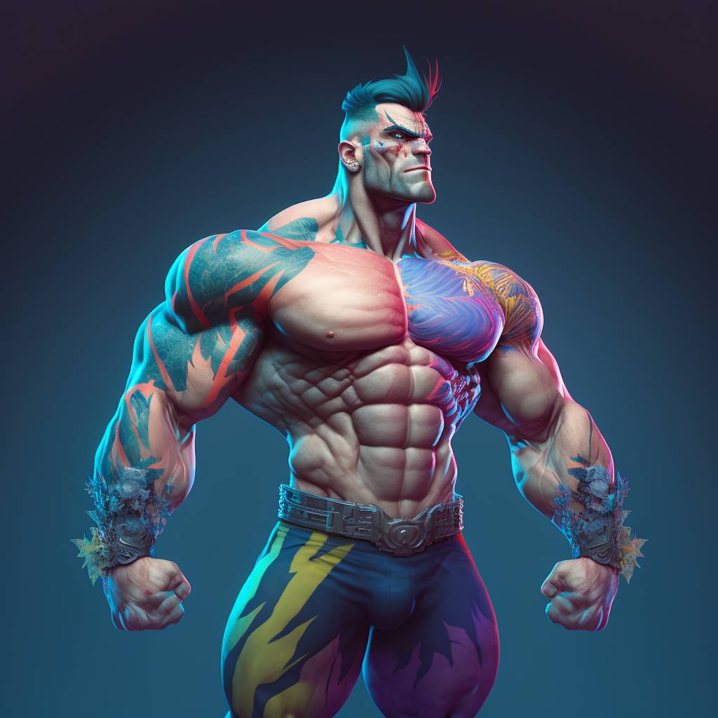 Man with muscles by xkillernoobs95x on DeviantArt