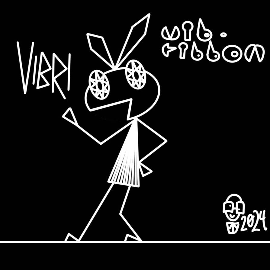 Vib-Ribbon Fan Art: Vibri by InvaderCal80085 on DeviantArt