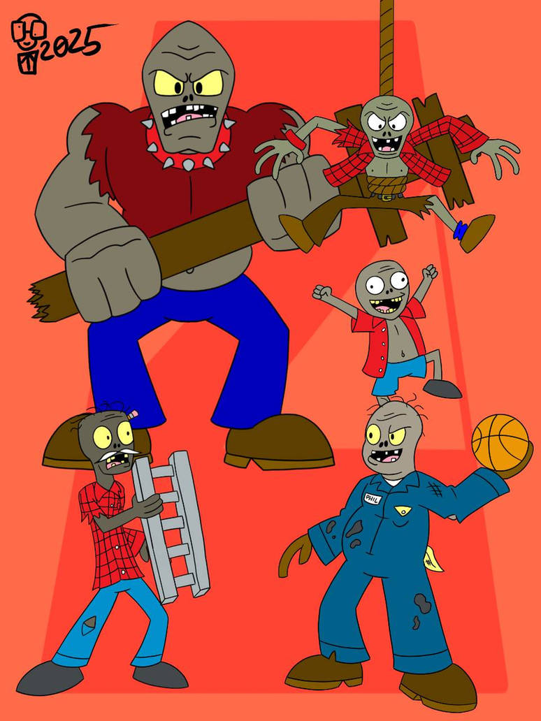 Zombies Rooftom Zombies (Roof Levels) by InvaderCal80085 on DeviantArt