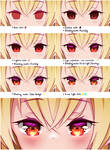 Anime Eyes Tutorial [Red Edition] by Meryosie