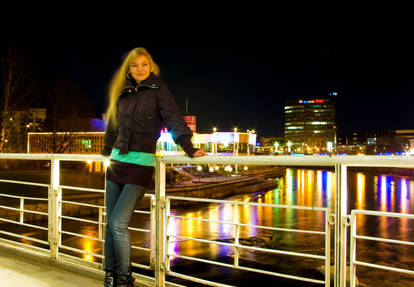 Night in City Tartu