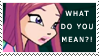 Roxy What Do You Mean? Stamp