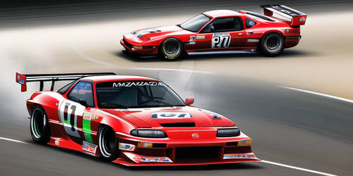 mazda RX7 racing