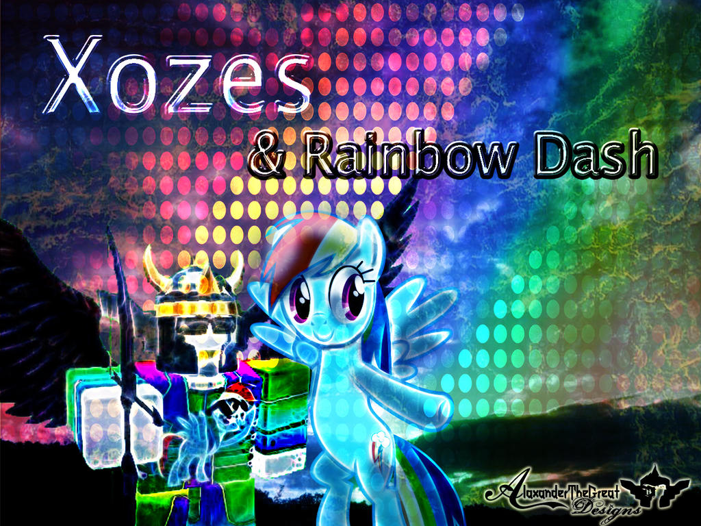 Xozes and Rainbow Dash [Requested Background]