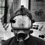 Gas Mask With Brush