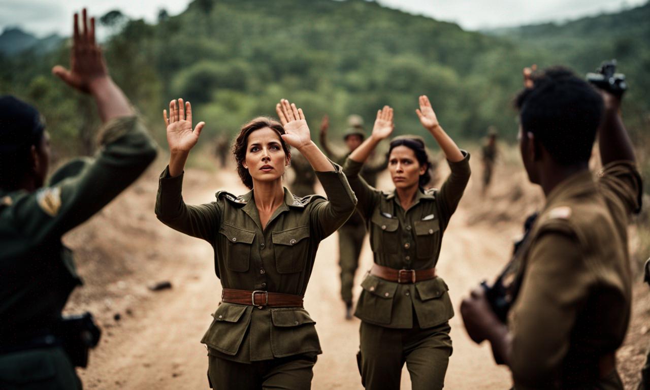 Female Soliders Put Their Hands Up And Surrender T By Girlssurrender On female-soliders-put-their-hands-up-and-surrender-t-by-girlssurrender-on