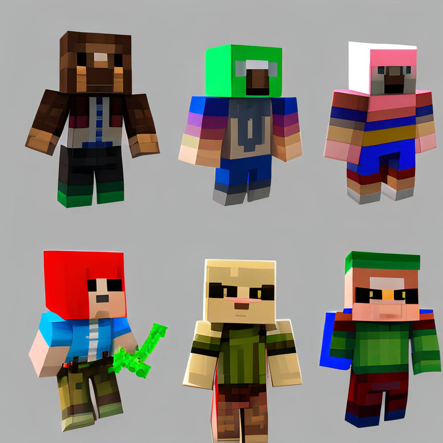 Minecraft cutest people by Pillagerguystuff on DeviantArt