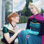 Elsa and Anna Coronation Cosplay III