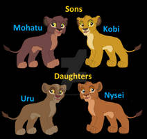 Kovu and Kiara's cubs