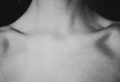 Collarbones.