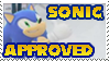 Sonic approved Stamp