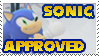 Sonic approved Stamp by ghostanjo