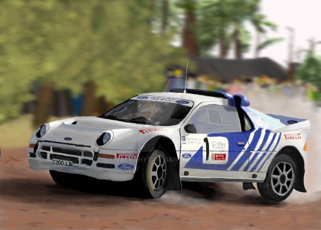 1986 Ford RS200 Rally by JackohYT on DeviantArt