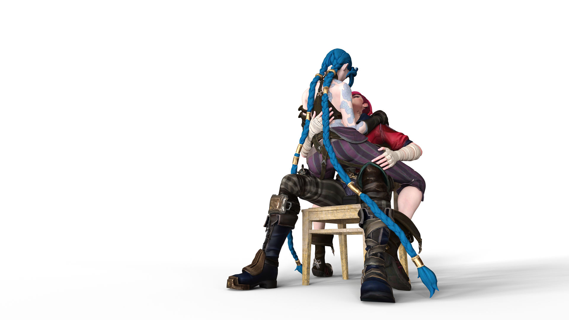 Jinx and Vi by KatarinaSin on DeviantArt