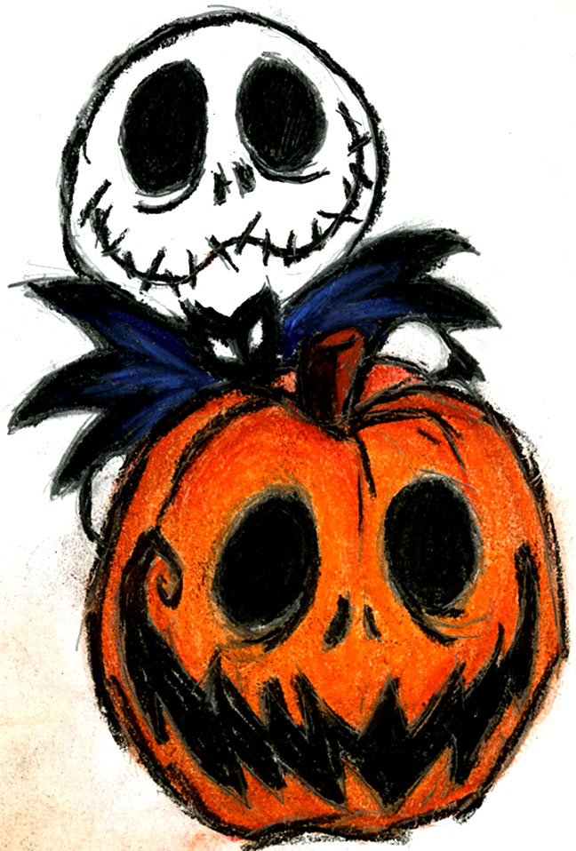 Jack Pumpkinhead Skeleton Ink