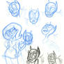 SBFF Batgirl face studies