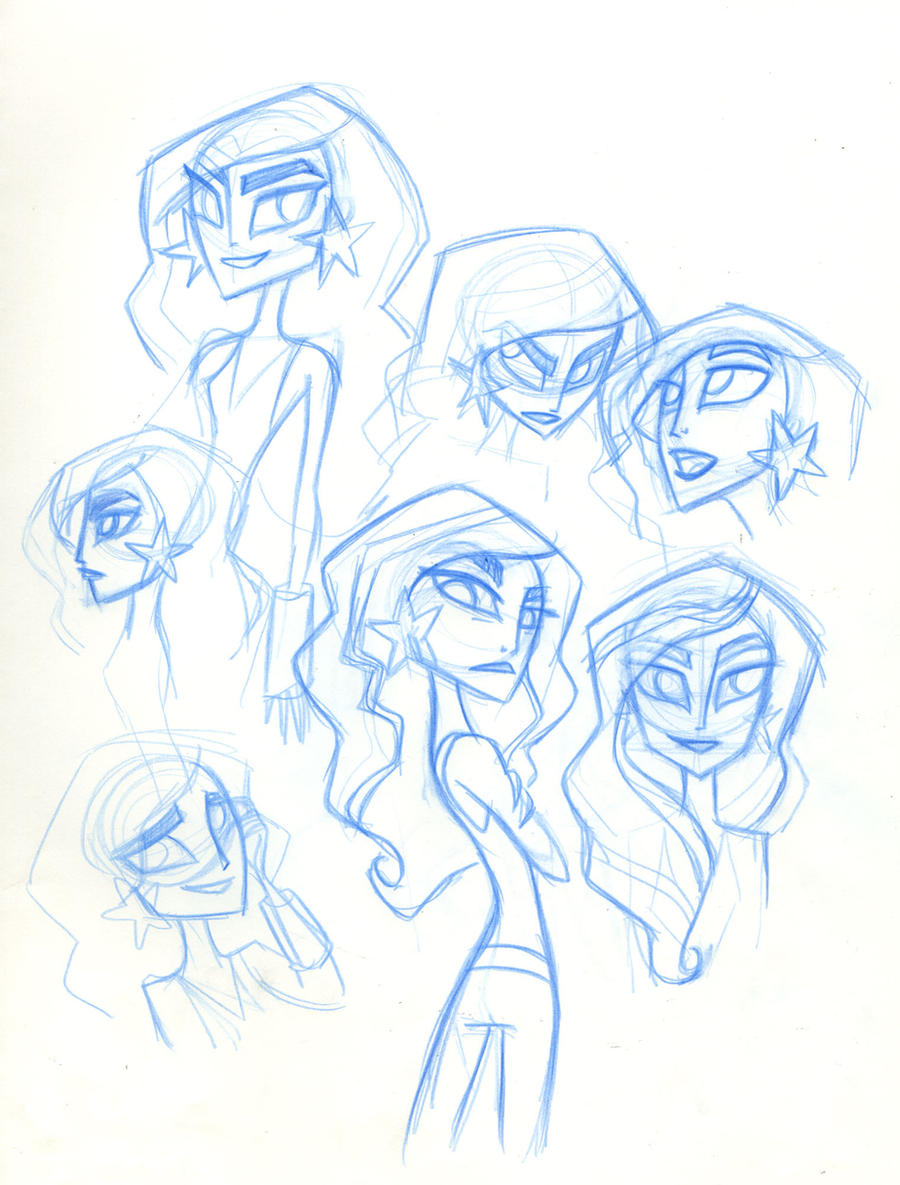 SBFF Wonder Girl face studies