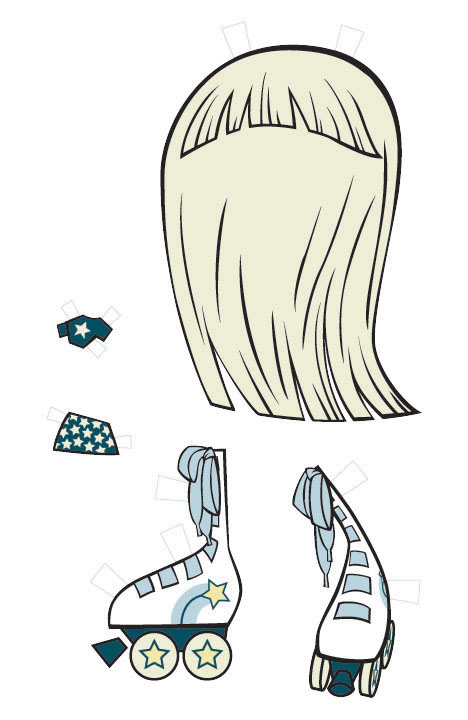 Milky Way Paper Doll Outfit I