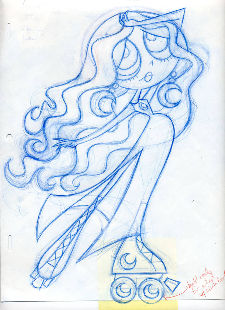 revised Moon sketch by fyre-flye on DeviantArt
