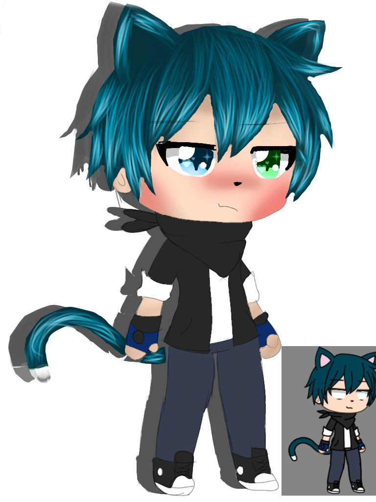 Luca finalmente mostra os olhos by LuaGacha on DeviantArt