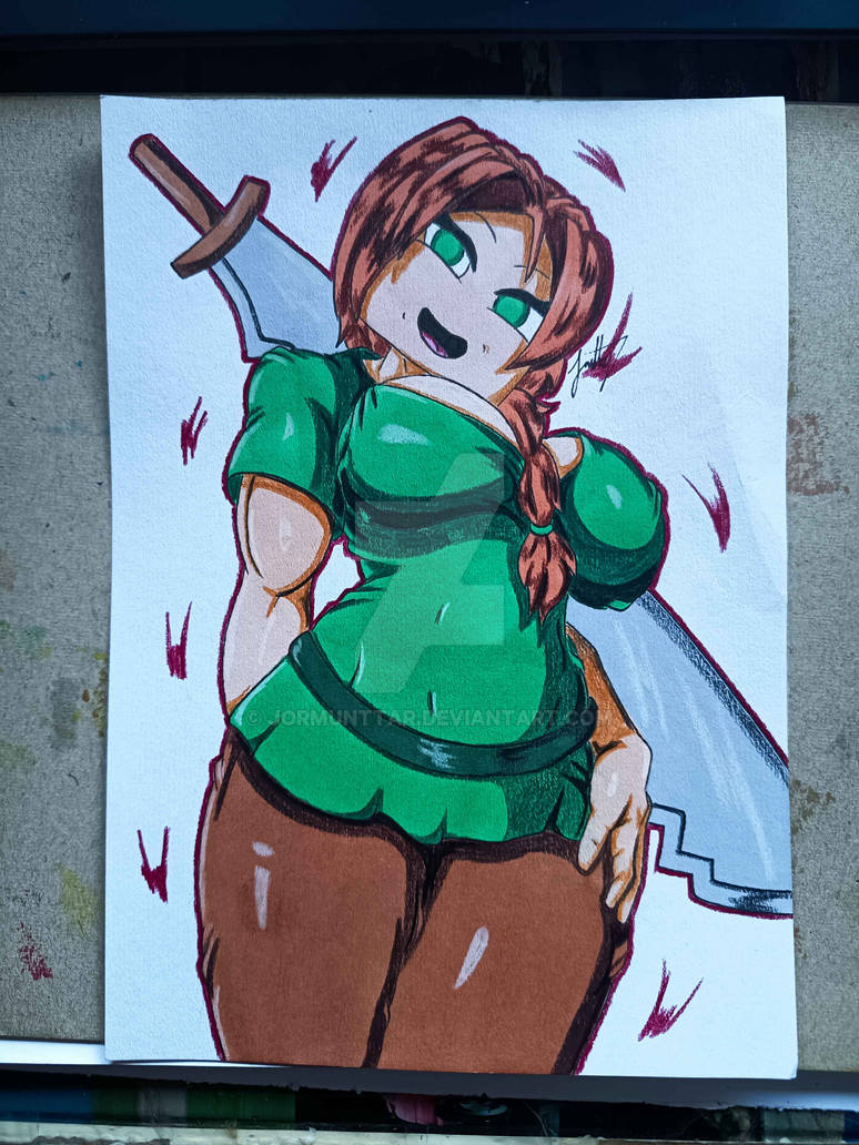 Alex Minecraft Rumble Alex (Minecraft ) by Jormunttar on DeviantArt