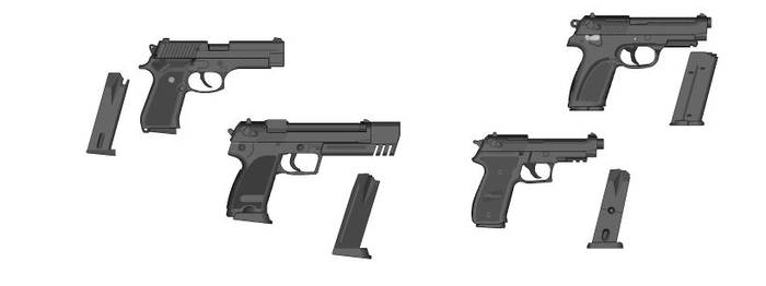 SDF Standard Pistols