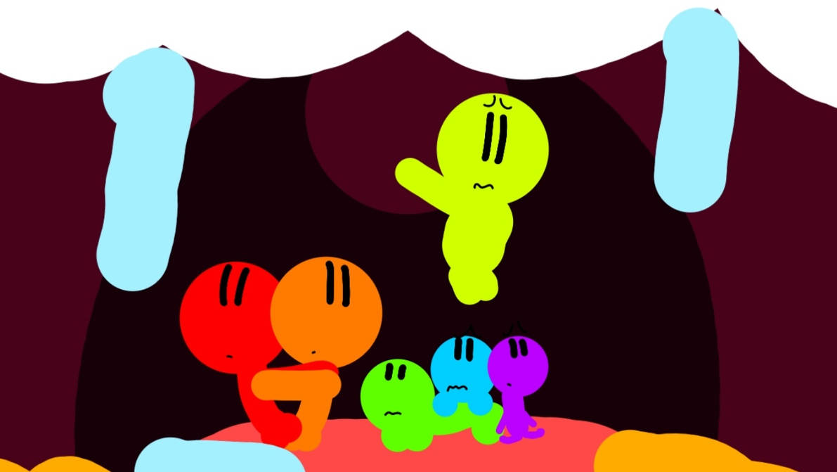 Rainbow Stickmen in Danny's mouth by luckykitty2009 on DeviantArt