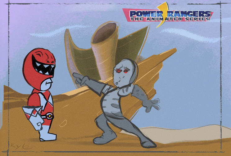 Power Ranger Moving Zombie Raptor Power Rangers animated series by gmcube on DeviantArt