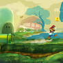 Mario: Rayman Legends style v2