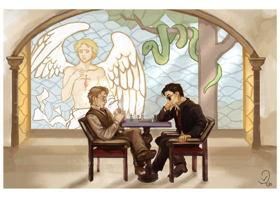 Good Omens: Chess Players