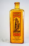 Antique Bottle - 1890 - Kickapoo Sagwa - 1 by ElaineSeleneStock