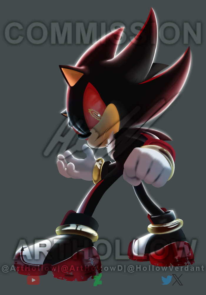 Doom Shadow Commission - Lightning2153 - Doom Shadow Render by ArtHollowD on DeviantArt