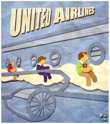 United Airlines Poster
