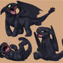 Baby Toothless doodles