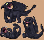 Baby Toothless doodles