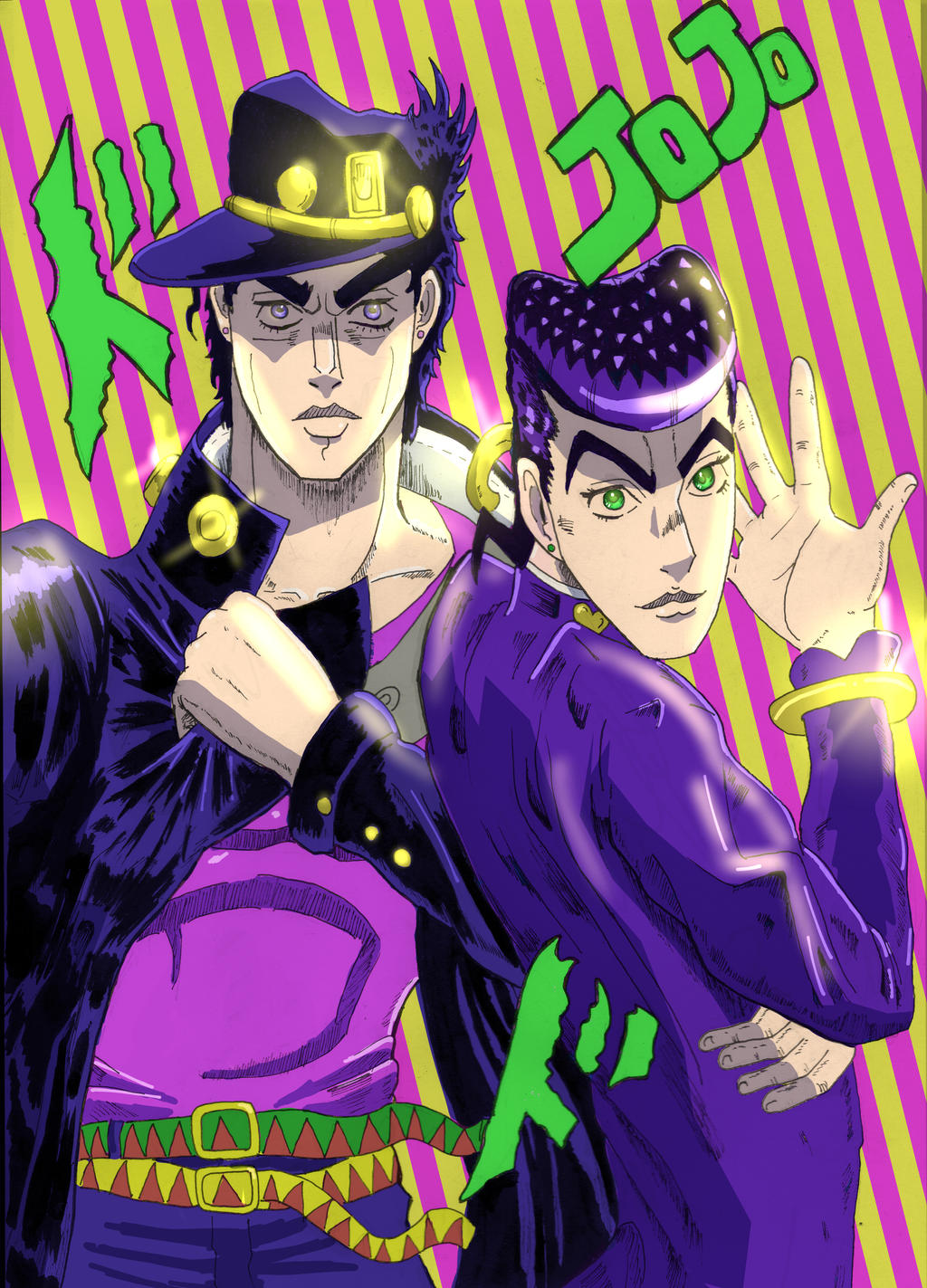 Josuke with Prince's pose by Eleo-choco on DeviantArt