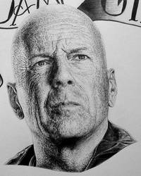 Bruce Willis Expendables poster