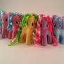G4 Candy Cane ponies - customs